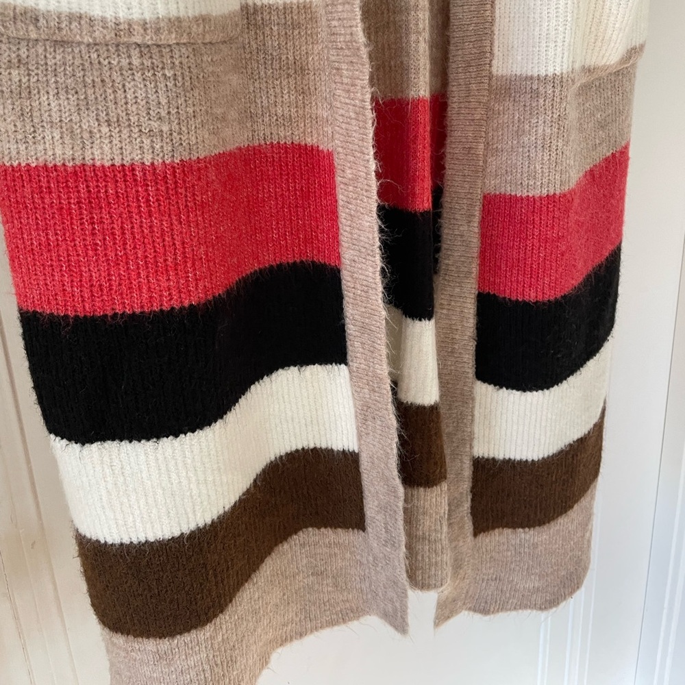 Long Colorful Duster Sweater - Picture 9 of 12